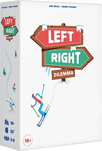 ASMODEE | Left Right Dilemma | Brädspel | Kooperativt rumsspel | Från 18 år | 3 till 6 spelare | 30 minuter