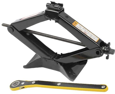 Allucky Scissor Jack Max 3T (6614lb) Load Capacity, Heavy Duty Lifting Jack for Car with Hand Crank,Lift Range from 3.93 to 17.3