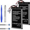 2 Stück 4000 mAh PS4 Controller Akku, Upgrade Hohe Kapazität PS4 Pro Ersatz Akku für Sony Playstation 4 Dualshock 4 V1 V2 Controller CUH-ZCT2 CUH-ZCT2E CUH-ZCT1E CUH-ZCT1U mit Werkzeug