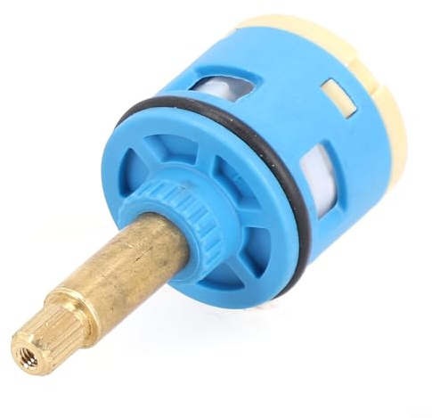 Jotekonoby Duschventil, Umstellventil, 3-Wege, passend für VS1205 Wasserhahn-Umsteller, 1 Packung 3-Wege-Dusch-Umstellventil-Kartusche, ABS-Messing-Wasserhahn-Teile, Maße: ⌀ 33 mm x 68 mm