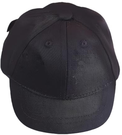 niannyyhouse Gorra de béisbol para muñeca de peluche, accesorio para animales de peluche de 20 cm (negro)
