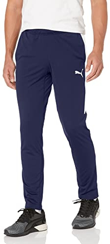 PUMA mens Speed Pants, Peacoat/White, Large US
