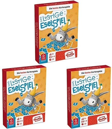 AltenburgerSp.Fabrik ASS09586 Das lustige Eselspiel, 3er Pack