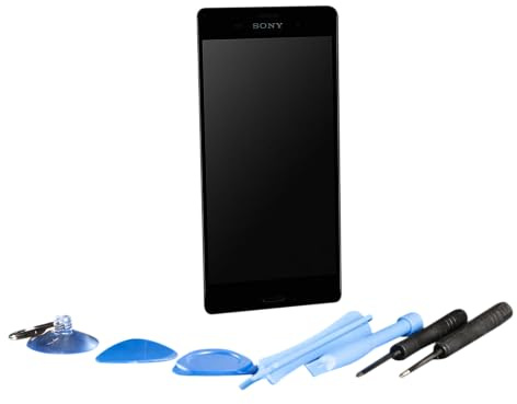Smartphone Display passend für Sony Xperia Z3 compact D5803 / D5833 Touchscreen schwarz mit Werkzeug