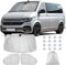 Pare-Soleil pour Pare-Brise de Camping Car Compatible avec V W T5 T6, 3 pièces Protection UV en Aluminium de première qualité Réversibles Pare-Soleil Thermiques Internes avec Sac de Rangement