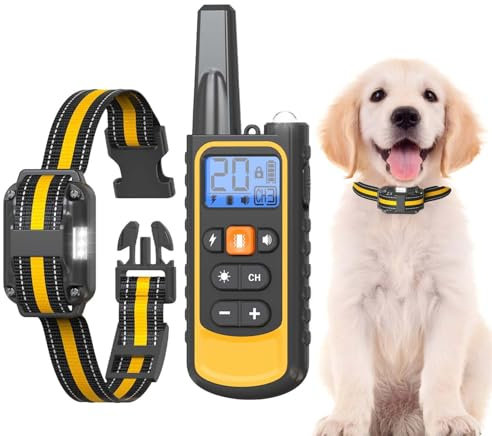 Gelb Nylon Schleppleine für Hunde, Erziehungshilfen mit Abnehmbare Elastische Kordel Abschließbarer Haken Wasserfest Hundeleine Laufleine,Trainingsleine für Mittlere und Große Hunde