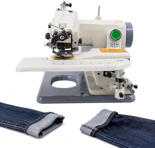 DIY & Pro - Macchina per orlatura cieca per punti invisibili, 1200 giri/min, portatile, con lunghezza e altezza del piede regolabili, orlo facile per pantaloni, abiti, tende