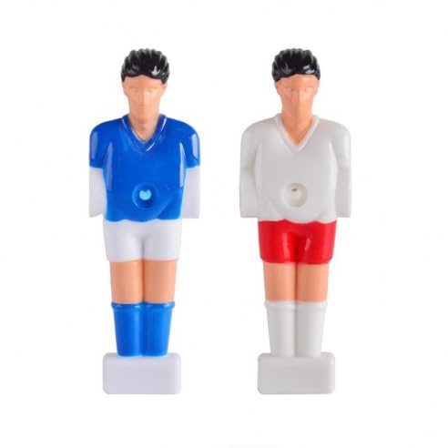 Jinhxofs Figurine da Calcio Balilla Realistico Figure da Calcio Balilla Resistente Calciobalilla per Sala Ricreativa, Bar