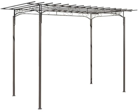 Arco de Rosa de Acero para Jardín Glorieta