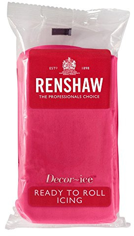 500g Renshaw Ready Roll Icing Fondant Cake Regalice Sugarpaste FUCHSIA PINK