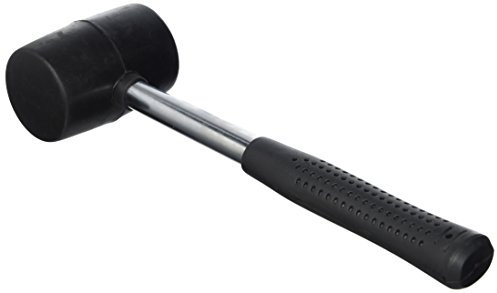 VOREL 33657 Maillet caoutchouc GS TUV/Manche en acier-700 g