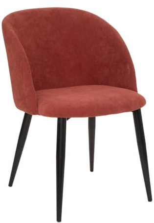 ATMOSPHERA CREATEUR D'INTERIEUR - Poltrona celeste in velluto a coste rosa terracotta