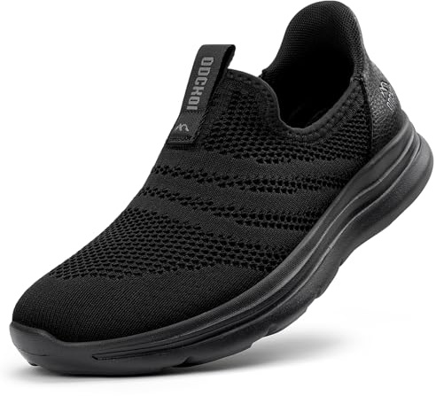 ODCKOI Chaussures Homme sans Lacets Slip-on - Baskets Confortable à Enfiler Facilement - Chaussures Sport Loisirs Décontractées pour Homme-QUANHEI-XIN-42