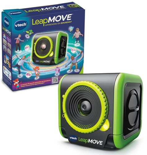 VTech - LeapMOVE Console TV Éducative - Apprendre en Bougeant avec 25 Aventures et Jeux Éducatifs - Console Jeux Enfant Plug & Play, USB-C/HDMI - Cadeau Enfant Dès 4 Ans - Contenu en Français