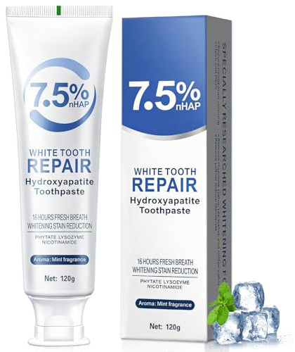 120g Pasta de dientes Blanqueadora,Pasta dental blanqueadora profesional,Cuidado bucal pasta dental,Elimina las manchas superficiales de los dientes y refresca el aliento,Una sonrisa más bonita