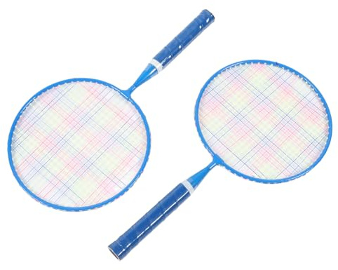 Yinhing Coppia di Racchette da Badmin Ton con Elegante Borsa per il Trasporto Kit Completo da Badmin Ton per Bambini Che Include 2 Volani e Pong per Divertirsi Giocando all'aperto Ideale per (BLUE)
