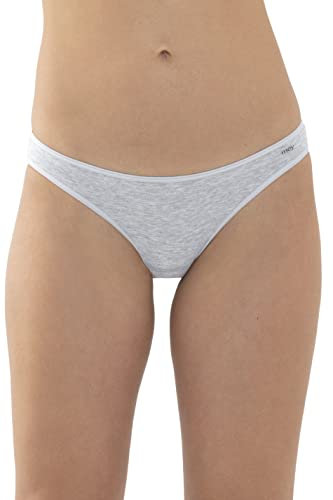 Mey Tagwäsche Serie Cotton Pure Damen Mini-Slips Light Grey Melange L(42)