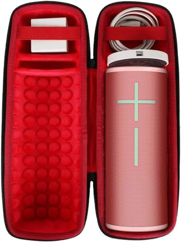 co2CREA Hart reiseschutzhülle case Tasche für Ultimate Ears UE Megaboom 4/Megaboom 3 Bluetooth Lautsprecher und Power Up Ladestation