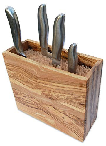 D.O.M.® Messerblock MANHATTEN aus Olivenholz