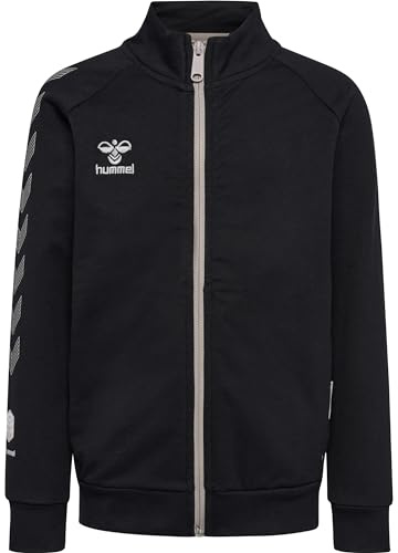 HUMMEL UNI_KIDS Hmlmove Grid Cotton Zip Kids Jacket, Schwarz, 140 EU