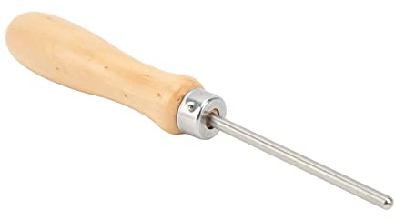 HERCHR Alêne de Cordage de Raquette, 194mm/7,64 Pouces Machines-Outils de Cordage de Tennis de Sport Portable Confortable Assistance de Cordage de Raquette Alêne Droit pour Tennis Badminton