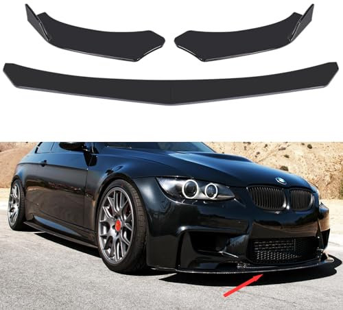 Mulcort 4 pezzi auto paraurti anteriore labbro kit spoiler splitter ABS paraurti canard labbro splitter universale