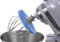 Whisk Wiper® Pro für Standmixer - Mischen ohne Chaos - Ultimatives Zubehör für KitchenAid (Kippkopfmischer, Klassisches Blau)
