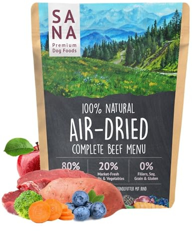 SANA Premium Dog Foods I Barf sec I Menu de bœuf I 1-5 kg (5 kg, bœuf)