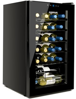 G3 Ferrari G90049 Cantinetta per Vino Riserva 24, 63 Litri, Display LED, Capacità 24 Bottiglie, Basso consumo Energetico, Termostato da 5°C a 18°C, Completa di Luce Interna e Ripiani
