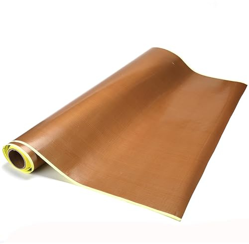 TIHONORI Nastro PTFE con Carta Protettiva, Larghezza 2–100cm, Resistente al Calore per Sigillatrici Sottovuoto, Isolamento E Applicazioni Antiaderenti,0.18mm Thick 50cmx10m