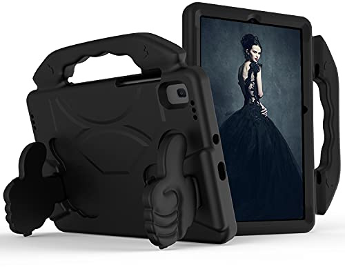 Resa med surfplatta For Samsung Galaxy TAB S6 10.5 T860 (2019) Tablet Väska For barn Shocksäker lättvikt EVA Släpptäkert slagmotståndsskyddande handtagslock Surfplatta skydd(Siyah)