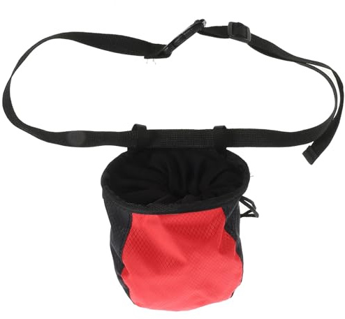 CLISPEED Marsupio Regolabile per Polvere di Gesso da Arrampicata, Sacchetto Porta Magnesite Resistente e Antiscivolo, Borsa Sportiva per Scalatori da Montagna Outdoor