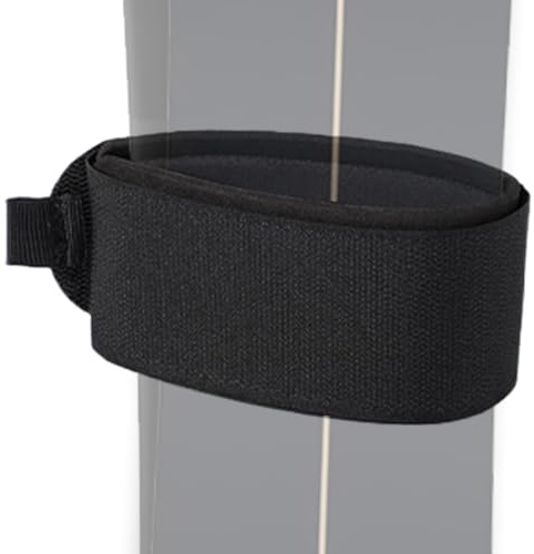 Skidband – 48 x 5 cm justerbara skidbindningar | Kardborreband med Eva | Klädsel | Nylon utomhus Gear Strap | Skidskydd för skidentusiaster