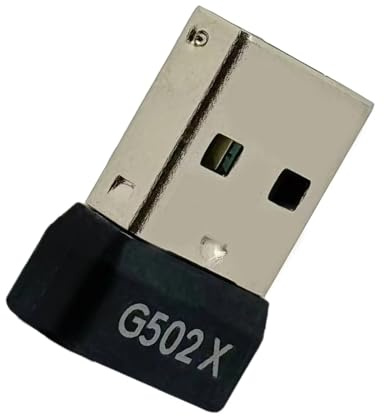 GKYQVE Kabelloser Gaming Maus Adapter für G502X Schnellverbindungs Dongle Schwarzer Dongle Ersatz