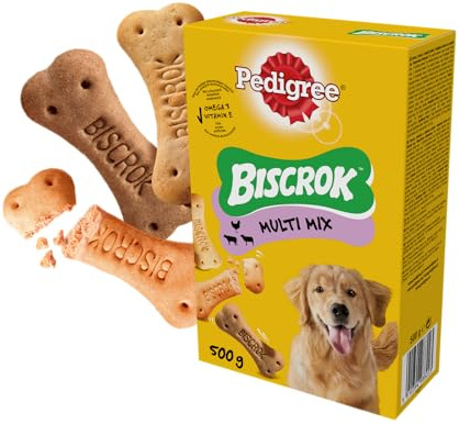 PEDIGREE BISCROK Adult Dog Treats Multi Mix Biscuits 500g