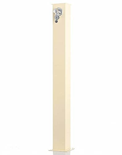 FONTANA QUADRATA IN ALLUMINIO 42/Q - Avorio