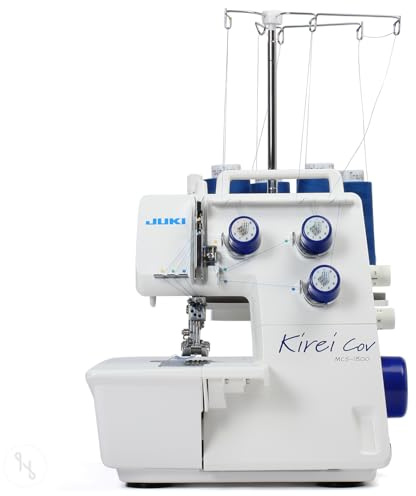 Juki MCS-1800 Kirei Coverlock macchina per cuciture e orli perfetti, come complemento per macchine overlock