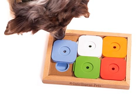 My Intelligent Dogs Jouet Chien Occupation Sudoku – Jouet Interactif Chien pour Entraînement Mental - Jeu Intelligence, Jouets pour Chiens Stimule Le Cerveau et Réduit l’Ennui - Medium Advanced Color