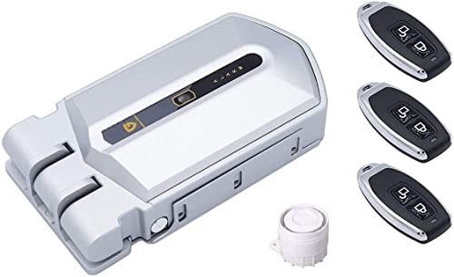 Golden Shield Alarm - Cerradura inteligente Invisible con alarma 120db, 3 mandos incopiables, (Cuando fuercen la puerta antes de que puedan abrir la puerta, la alarma saltará)