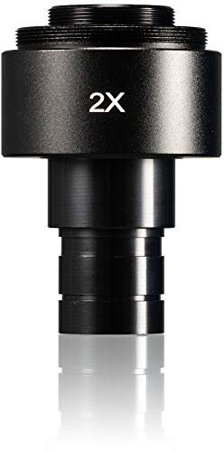 Bresser Mikroskop SLR-Kameraadapter 2X T2 23,2 mm zur Aufnahme Einer Spiegelreflex oder Systemkamera am Mikroskop, 5942080