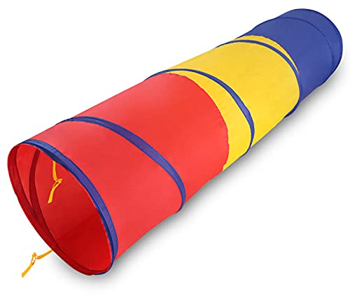 Opret Play Tunnel for Kids, 6ft Pop Up Crawl Through Tunnel for Toddlers Infants with Storage Bag Indoor and Outdoor, Great Birthday Gift for Kids