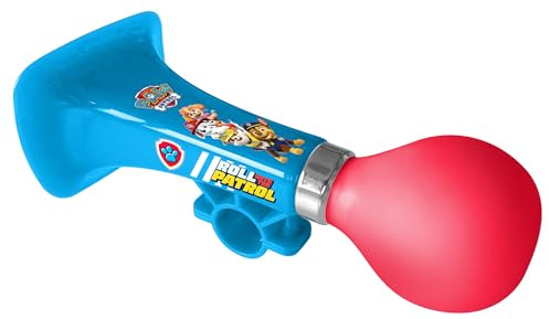 Klaxon Paw Patrol se Fixe Facilement et Rapidement sur Tout Type de guidons : vélos, Trottinette, tricycles - Son Rigolo de klaxon