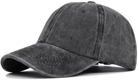 Sporgard 5-8 Jahre alt Jungen Mädchen Verstellbare Bequeme Baumwolle Einfarbig Baseballkappe für Kinder Cap Sonnenschutz Sonnenhut Einstellbare (DE/NL/SE/PL, Alter, 5 Jahre, 8 Jahre, Black)