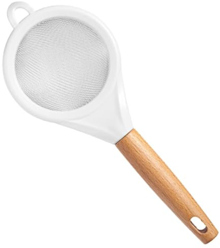 Zerodeko Colapasta Con Manico in Legno Arredamento Setaccio Fine Vagliare Tacos Estensibile Versare Maniglia Infusore Per Il Tè Setaccio Pieghevole Juke-box Acciaio Inossidabile 304