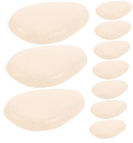 FRCOLOR 10pcs Silicone Powder Applicator Makeup Sponge Blender for Foundation Setting Powder Applicator Washable Non-absorbent Beauty Tools for Liquid Foundation