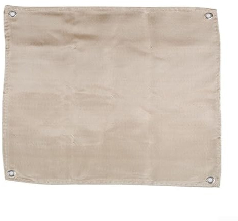 Almohadilla de calor ignífuga para barbacoa, alfombrilla de seguridad para cubierta y áreas de cocción al aire libre (45 x 45 cm)