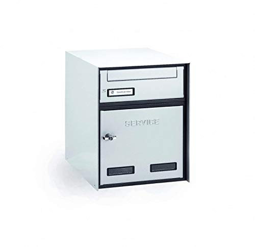 Boîte aux lettres avec service encastré traversant Silmec