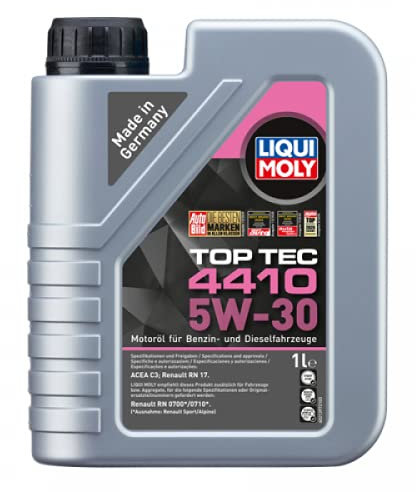 LIQUI MOLY Top Tec 4410 5W-30 | 1 L | Synthesetechnologie Motoröl | Art.-Nr.: 21397