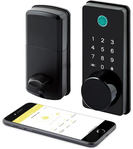 LOCKSTAR® Smart Door Lock • Keyless Deadbolt • Multiple Entry Methods – APP • Fingerprint Touch ID • Keypad Code • FOB • Traditional Key • Smart Home Devices •