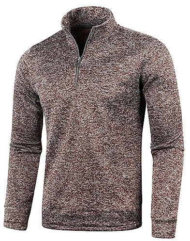 Long Sleeve Polo Shirts Mens UK Sale Clearance V Neck Jumper 1/4 Zip Stand Collar Henley T Shirt Regular Fit Winter Tops Plain Sports Gym Running Pullover Sweatshirt Blouse Sweat Tops M-4XL